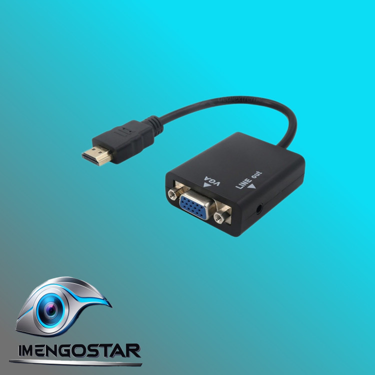 تبدیل VGA به HDMI مدل P-net | اتصال آسان کامپیوتر و لپتاپ به تلویزیون و مانیتور HD