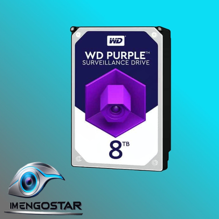 هارد ۸ ترابایت شرکتی وسترن بنفش WD Purple | بهترین هارد برای DVR و NVR | ایمن گستر اصفهان